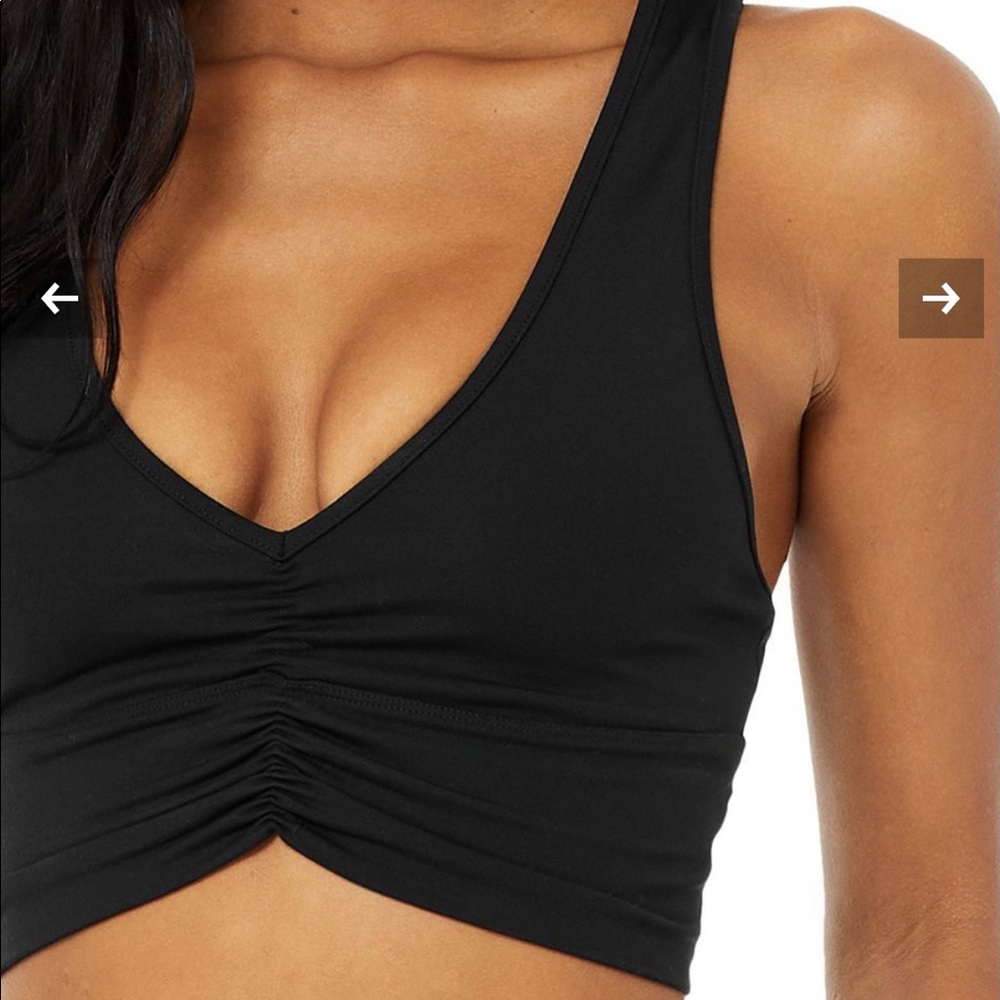 ALO Wild Thing black bra sz Small. PRICE IS FIRM.